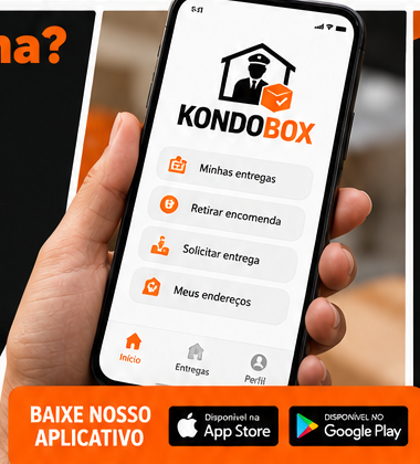 Aplicativo KondoBox para acompanhar encomendas