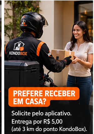Entrega local KondoBox na casa do cliente